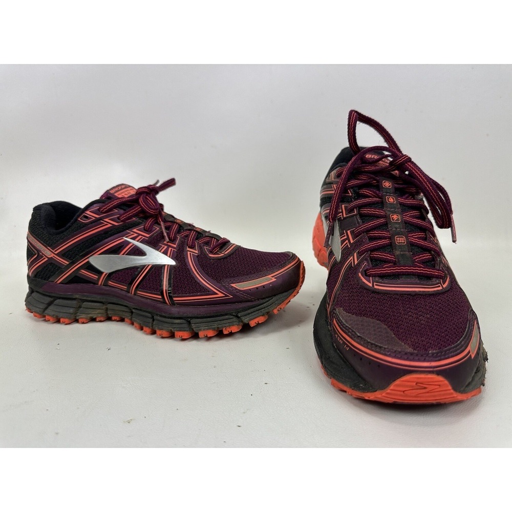 Brooks Womens Adrenaline ASR 14 1202431B046 Purple Running Shoes Sneakers 7.5 B